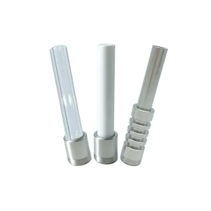 510 draad Titanium Nail Quartz Tip Keramische Nagel Voor Nectar Collector Kit Concentraat Dab Stro Waterleiding Glazen Waterpijpen