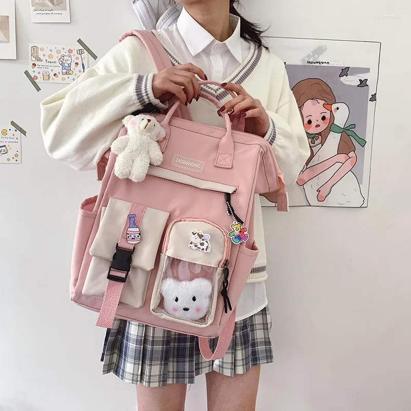 Sacs d'école sac à dos pour étudiants, Style coréen, grande capacité, mode japonaise, sac de voyage pour femmes, 2023