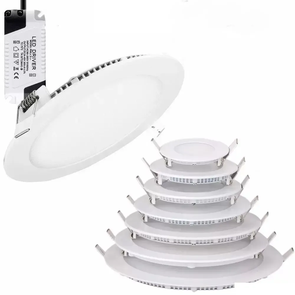 Dimbare 4W 6W 9W 12W 15W 18W 21W Led-plafondverlichting Inbouwdownlights Hoge Helderheid Led Down Lights AC 110-240V LL