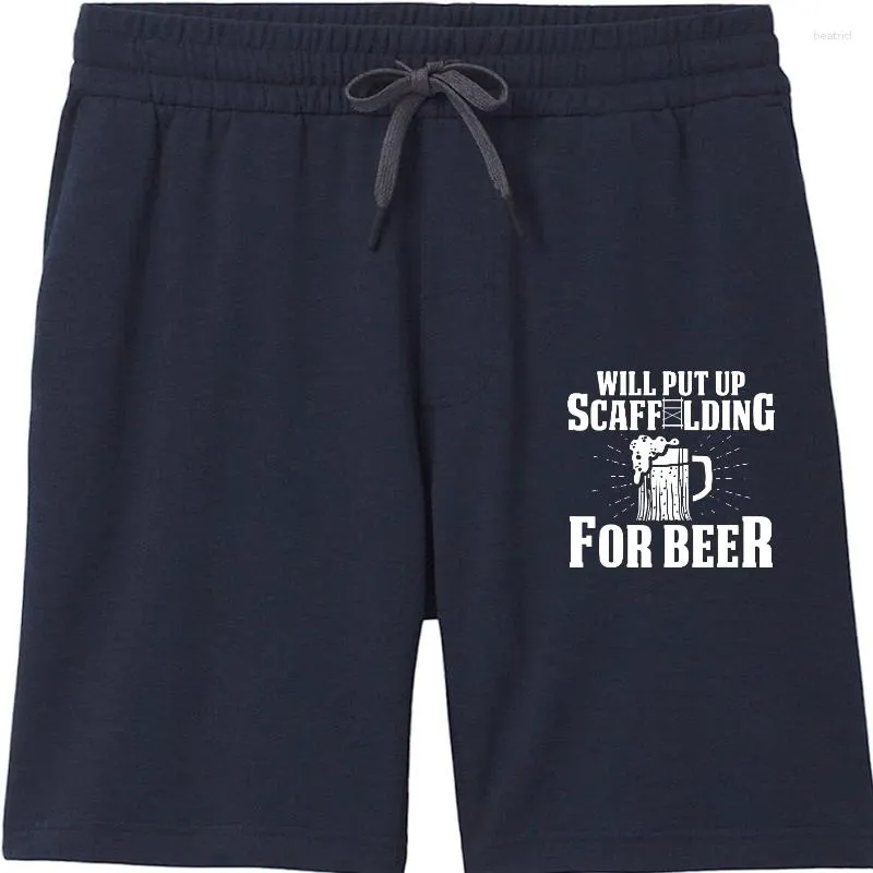 Men's Shorts Scaffolder Beer Scaffold Builder Scaffolding Arrival Men Cosie Cotton Street