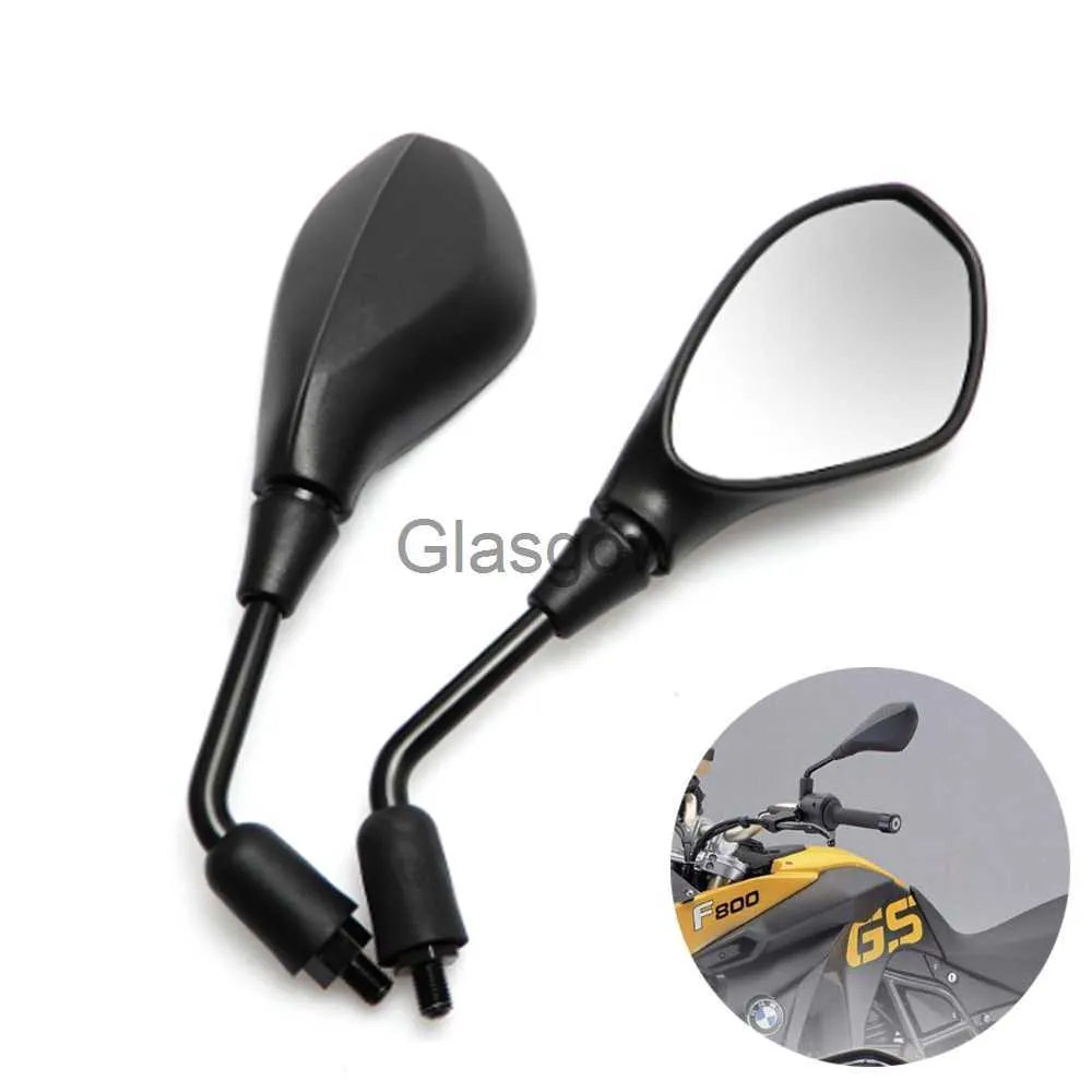 Motorcycle Rear View Mirrors - Universal 10mm Fit for BMW F650GS F800GS ...