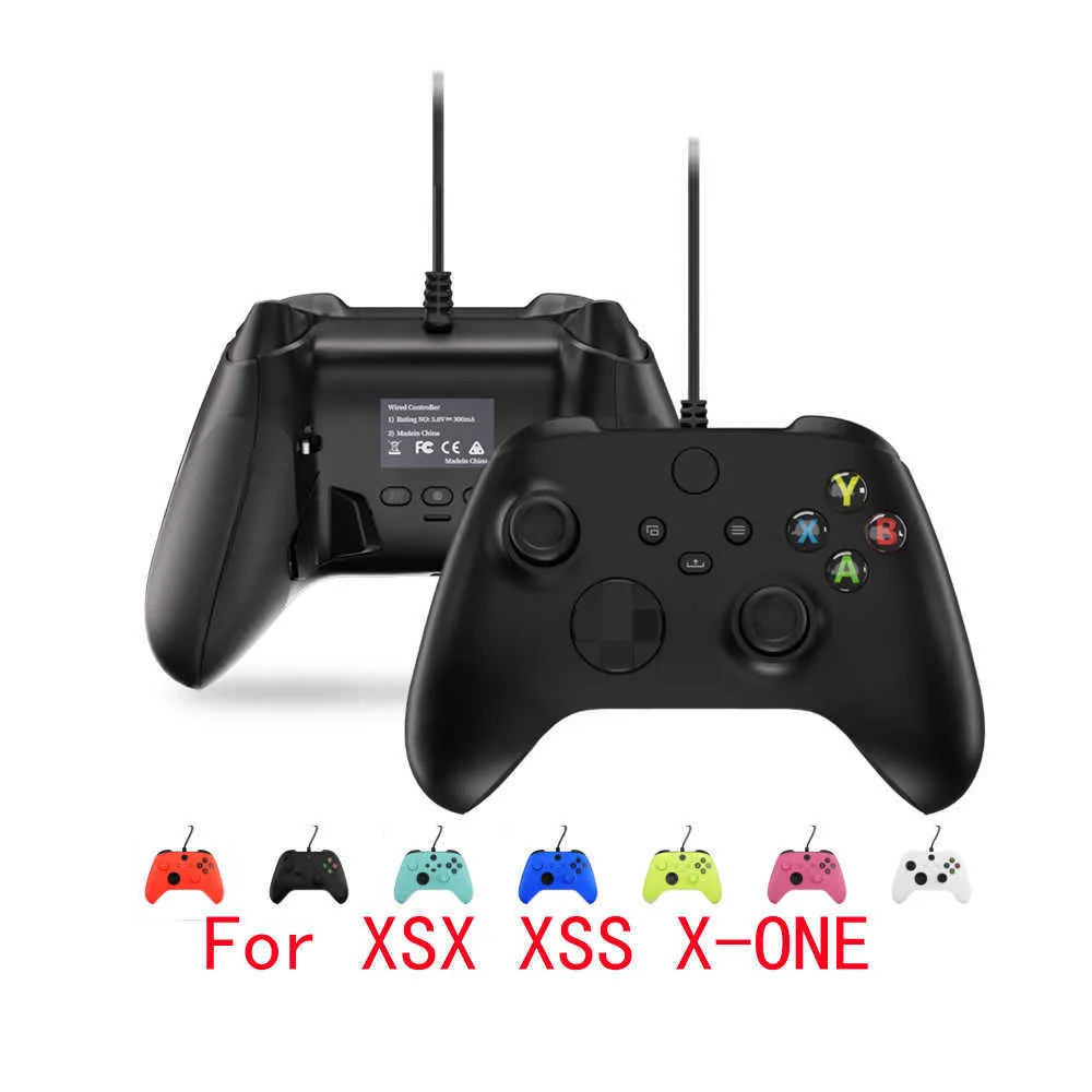 Controller di gioco Joystick Controller di gioco Joystick cablato per Xbox serie X S per XSS XSX X-ONE Per Xbox one pc win10 gioca gamepad HKD230831