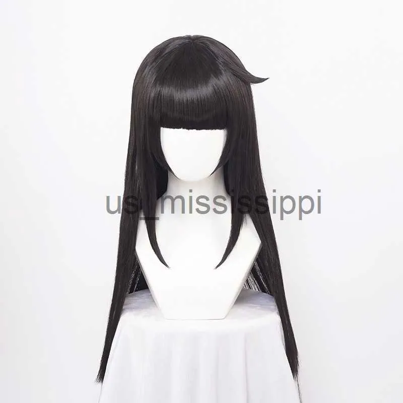 Cosplay Wigs Anime Hyouka Chitanda EruHUNTERHUNTER Alluka Zoldyck Cosplay Wig Black Heat Resistant Synthetic Halloween Party Wigs Wig Cap x0901