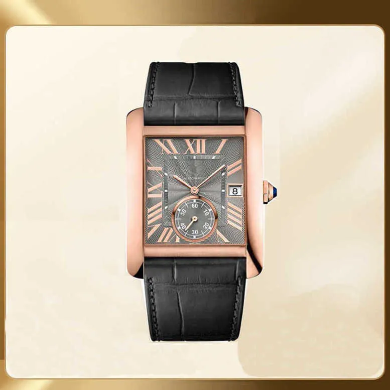 orologio da serbatoio con diamanti MC automatico da uomo in oro W5330001 LVOV movimento meccanico di alta qualità data uhr montre cater luxe con scatola regalo perfetta