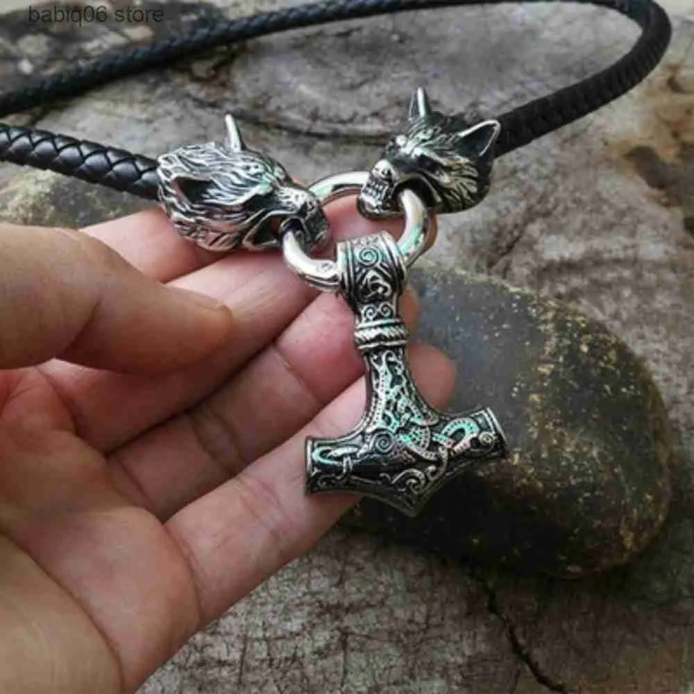 Mjolnir 2024 leather necklace