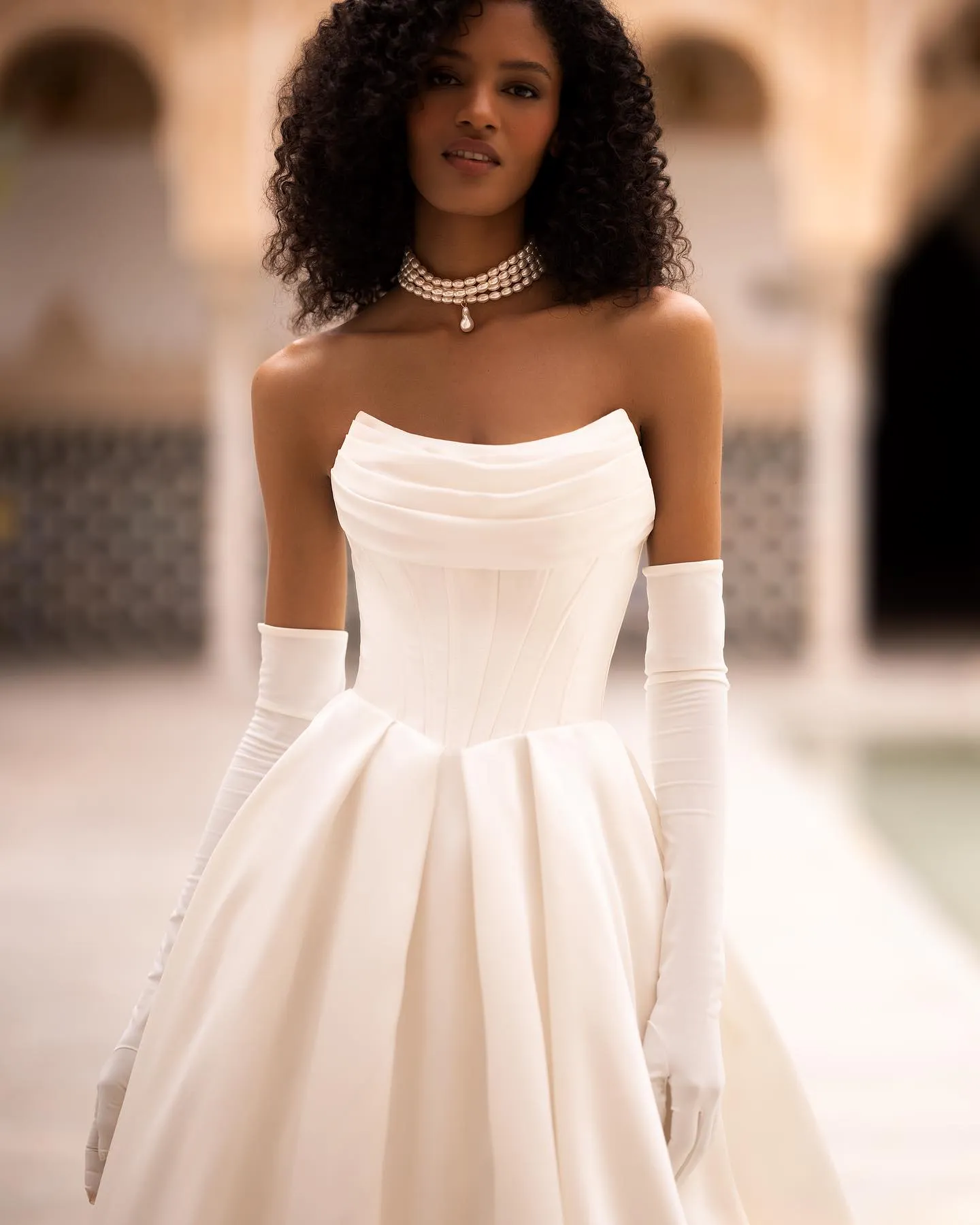 Vintage strapless cheap dress