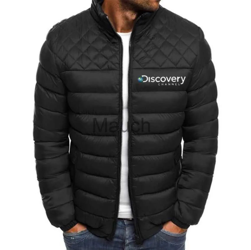 Casaco Masculino Down Parkas Discovery Masculino Inverno Jaet Casual Masculino Can Pa Leve Zíper Jaet Ski Iened Street Fashion Wear J230901