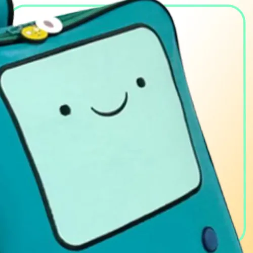 High Grade PU Green Adventure Time Unspeakable Backpack With Finn And ...