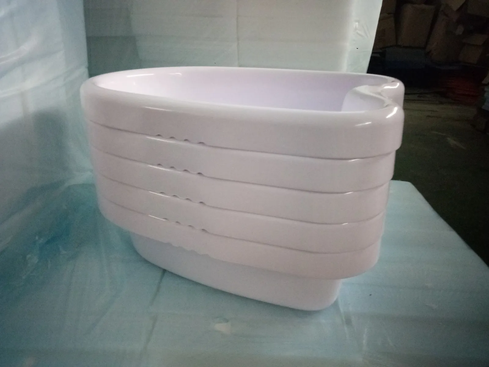 Trattamento piedi QUALITÀ FOOT SPA PLASTIC BASIN vasca per piedi per spa disintossicante o macchina per la pulizia ionica 230831