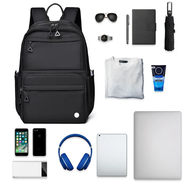 LL-9005 Sacs à dos unisexe étudiants sac pour ordinateur portable sacs d'exercice sacs à dos voyage en plein air école sac à dos sac à dos réglable sac à dos
