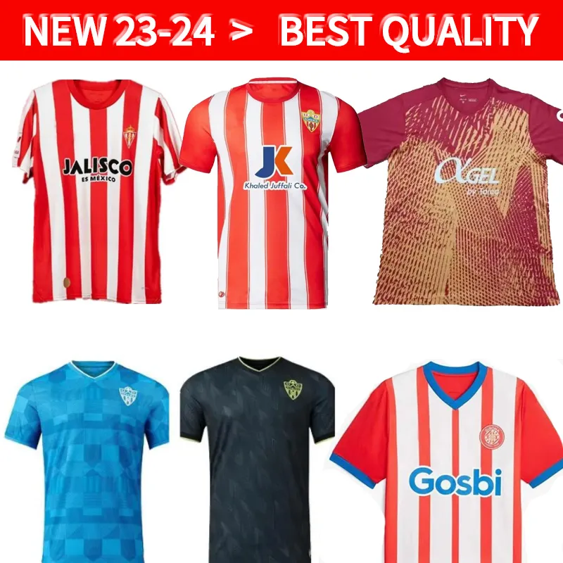 23 24 Ud Almeria Soccer Jersey 2023 2024 Home Away Away Away Firma RCD Mallorca Sporting Gijons Football Shirts Camiseta de Futbol Abdon Sanchez Baba Hoppe Kaiky Alejandro P.