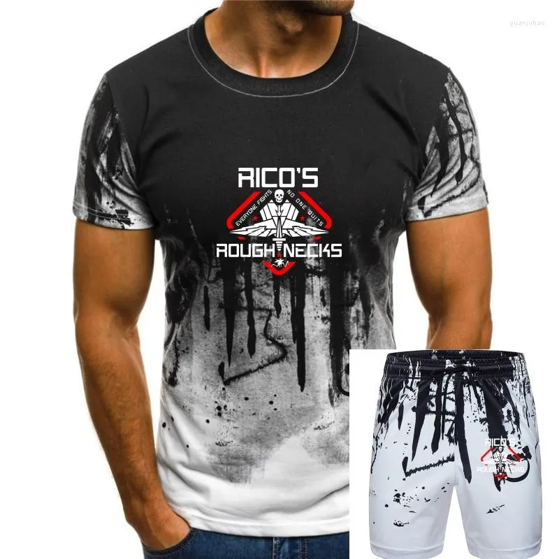 Survêtements pour hommes Starship Troopers Rico's Roughnecks Rasczak's Mens Tshirt Streetwear Harajuku T-shirt Gym Chemises O Cou 019393