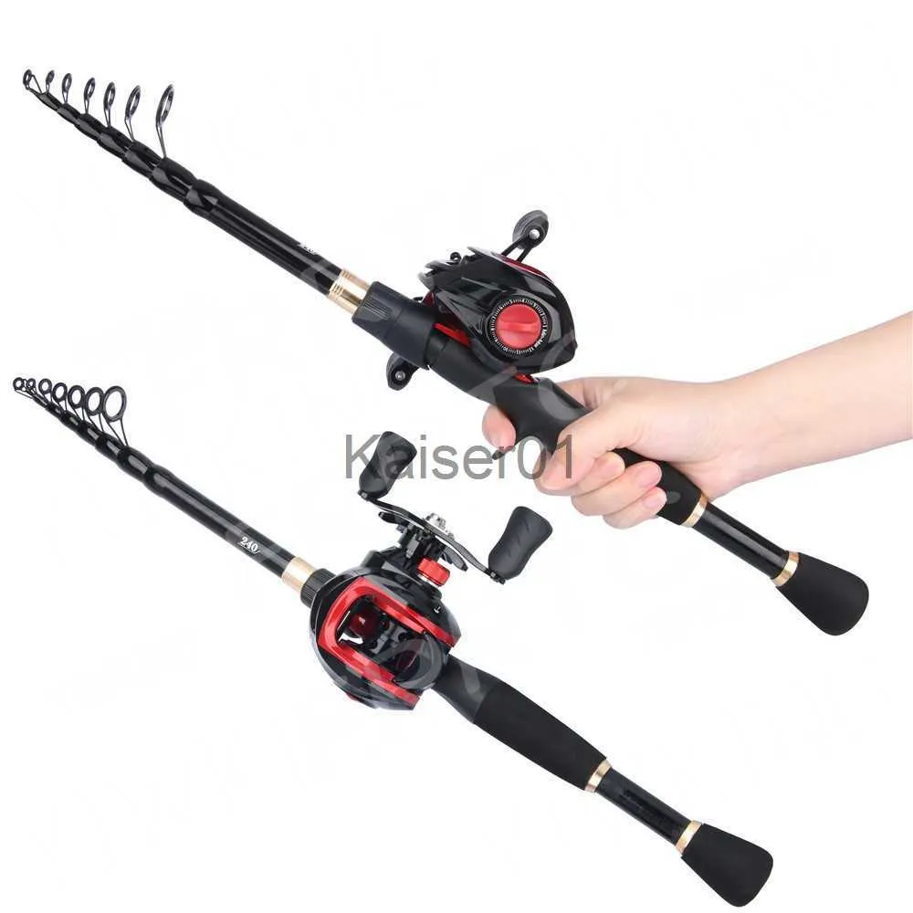 Rod Reel Combo Fishing Set Telescopic Fishing Rod With 19+1BB Baitcasting  Fishing Reel For Bass Fishing Tackle Freshwater Or Saltwater Fishing X0901  From Kaiser01, $23.07