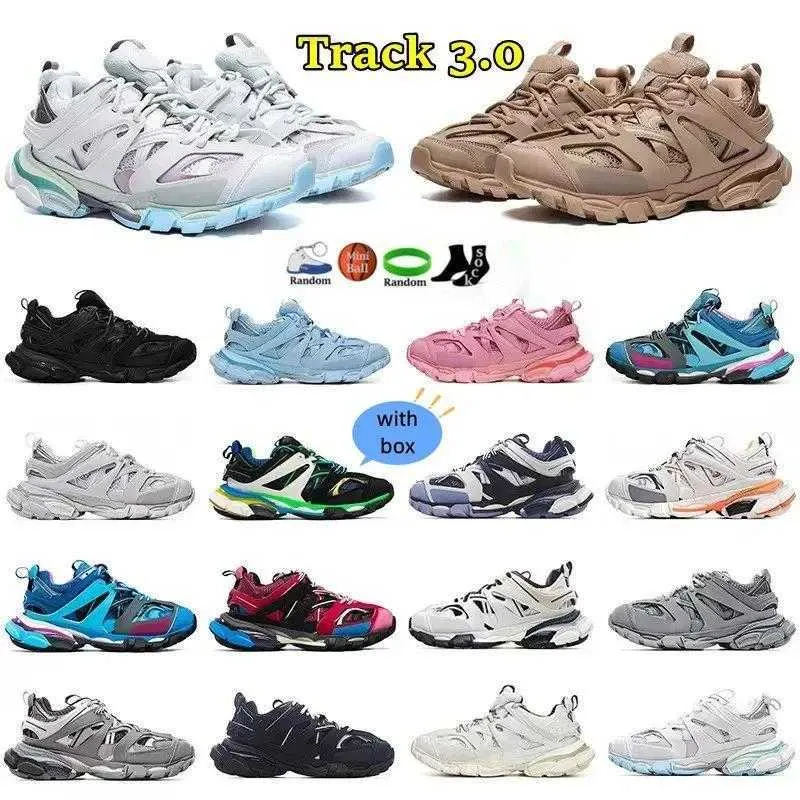 Sneakers di design di lusso Scarpe casual da donna di marca da uomo Track 3.0 Triple White Black Tracks Scarpe da ginnastica 2 Beige T.s. Gomma Pelle Scarpe da ginnastica Nylon 36-45