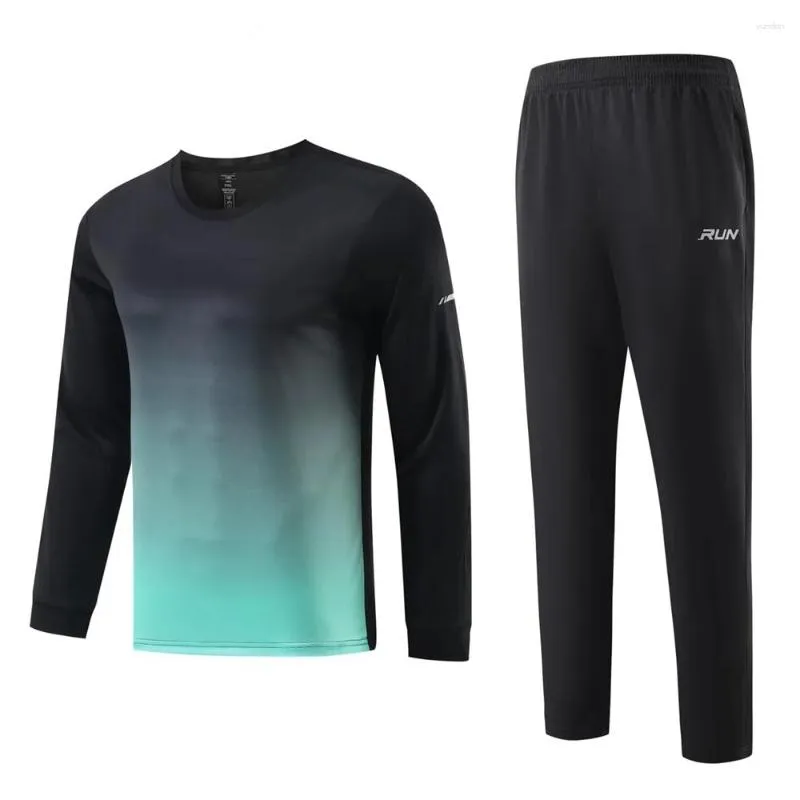 Conjuntos para correr para hombre y mujer, conjunto de pantalones, sudadera, ropa, camisetas de manga larga, suéter, Kit deportivo, entrenamiento al aire libre, Entrenamiento de fútbol