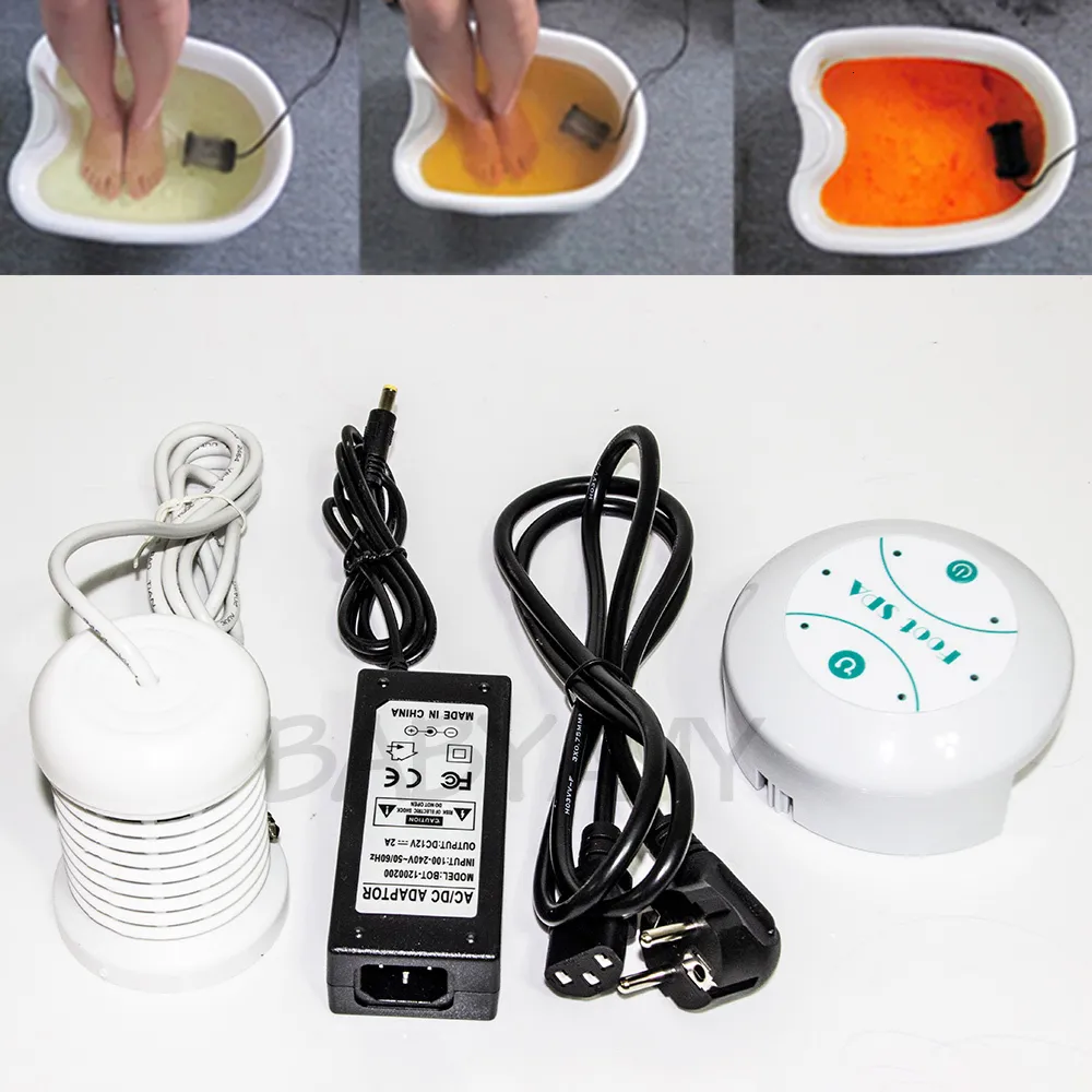 Foot Treatment Detox Machine Jon Cleanse Ionic Bath Aqua Cell Spa Massager Arrays 230831