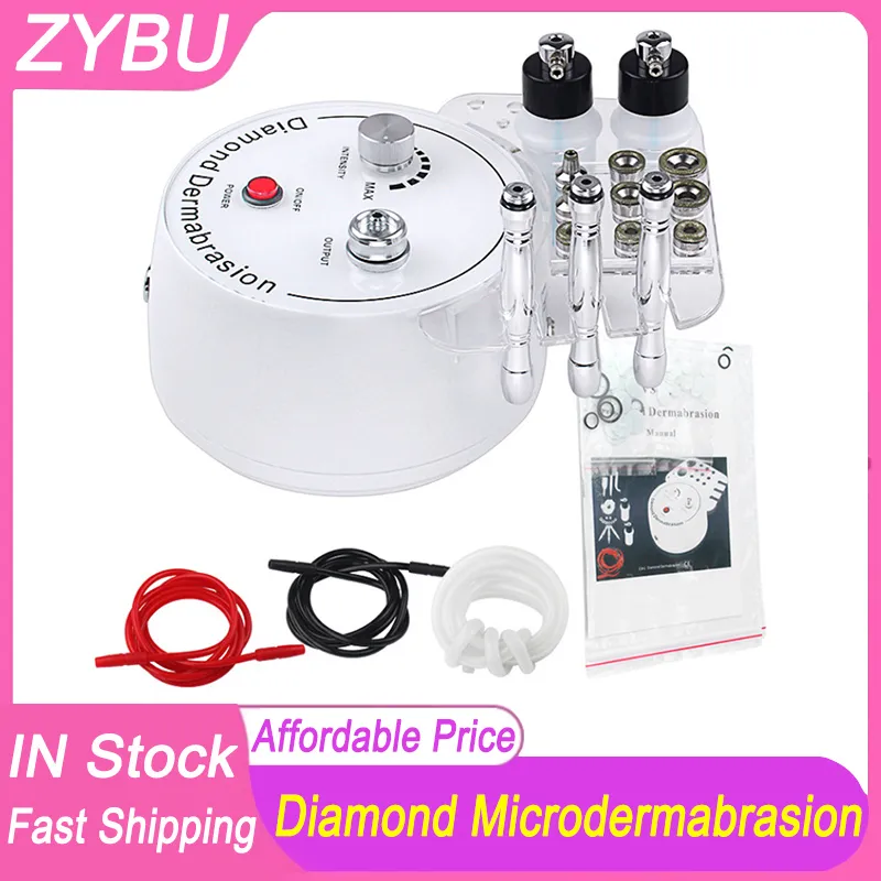 Diamond Microdermabrasion Skin Rejuvenation Face Peeling Dermabrasion Peel Beauty Device Home Use Vacuum Suction Hydro Water Crystal Exfoliation Machine