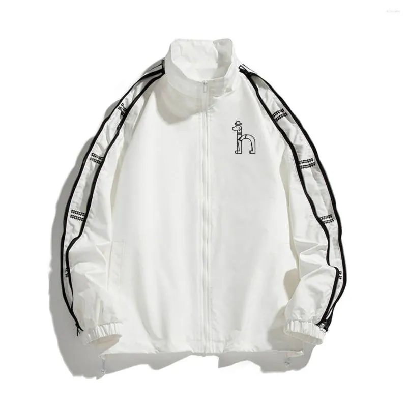 Herrenjacken Herren Luxus Hazzy Marke Hund gedruckt klassisches Logo Reißverschluss Kleidung Jungen Freizeitmantel England Stil Baseballjacke