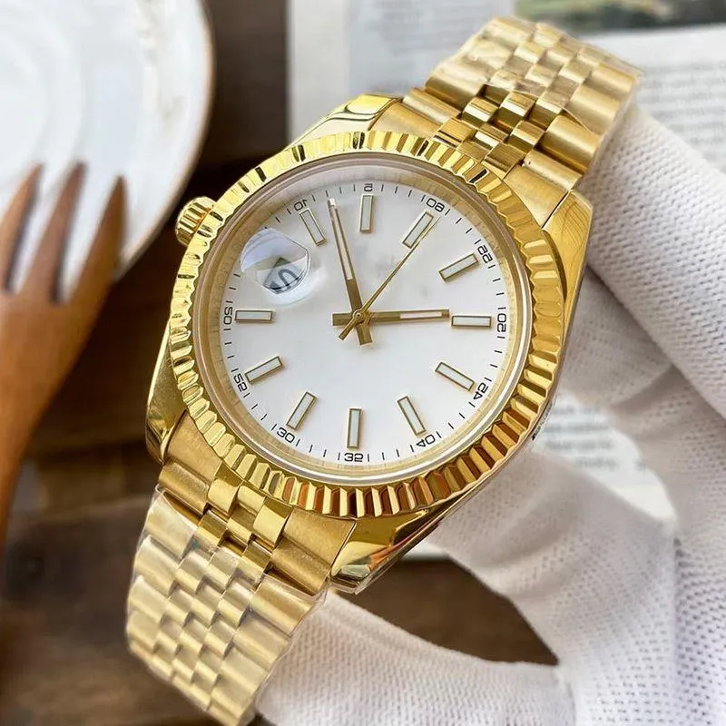 Watch Men Watchs Couple And 36MM Montre Strap 41MM Mechanical Gold Steel WristWatch Gift Watches Automatic Luxe Design Stainless Watch Rbsb