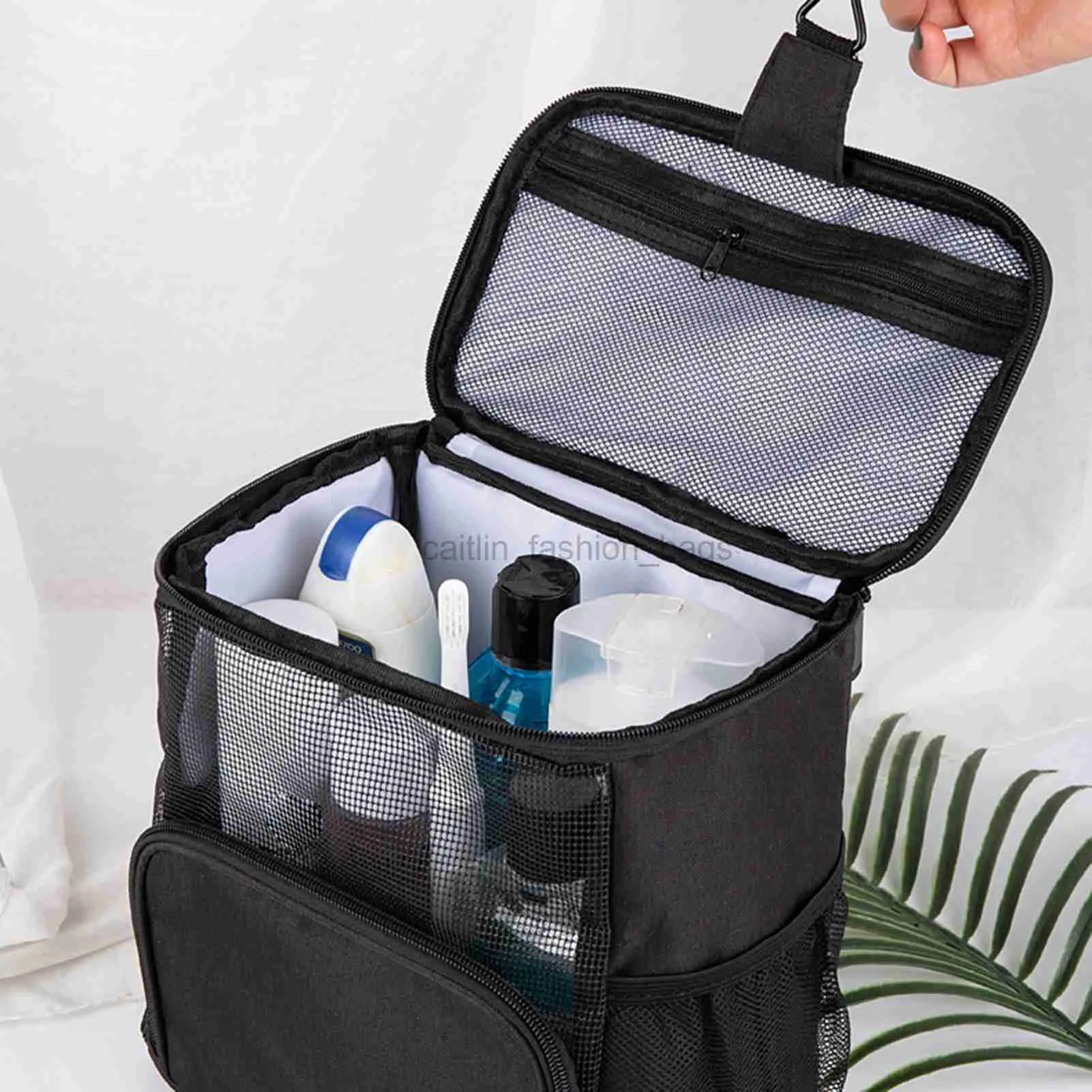 Totes Handheld Travel Cosmetics Storage Makeup Bag Portable Multi Company używane do organizacji i codziennie użyj Nin668 Caitlin_fashion_ Bags