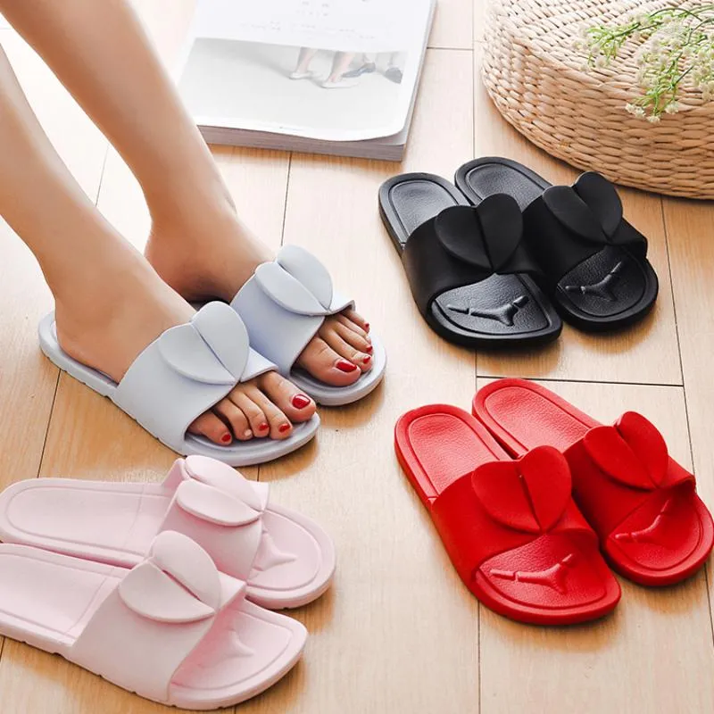 Tofflor Creative Travel Portable Women's Folding Swimming El Non Slip Girls 'Heart Cool