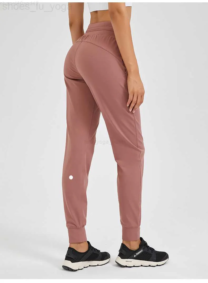 LULL – pantalon de Yoga pour femmes, pantalon de Jogging prêt à tirer, corde extensible, taille haute, sangle d'entraînement, vêtements de sport