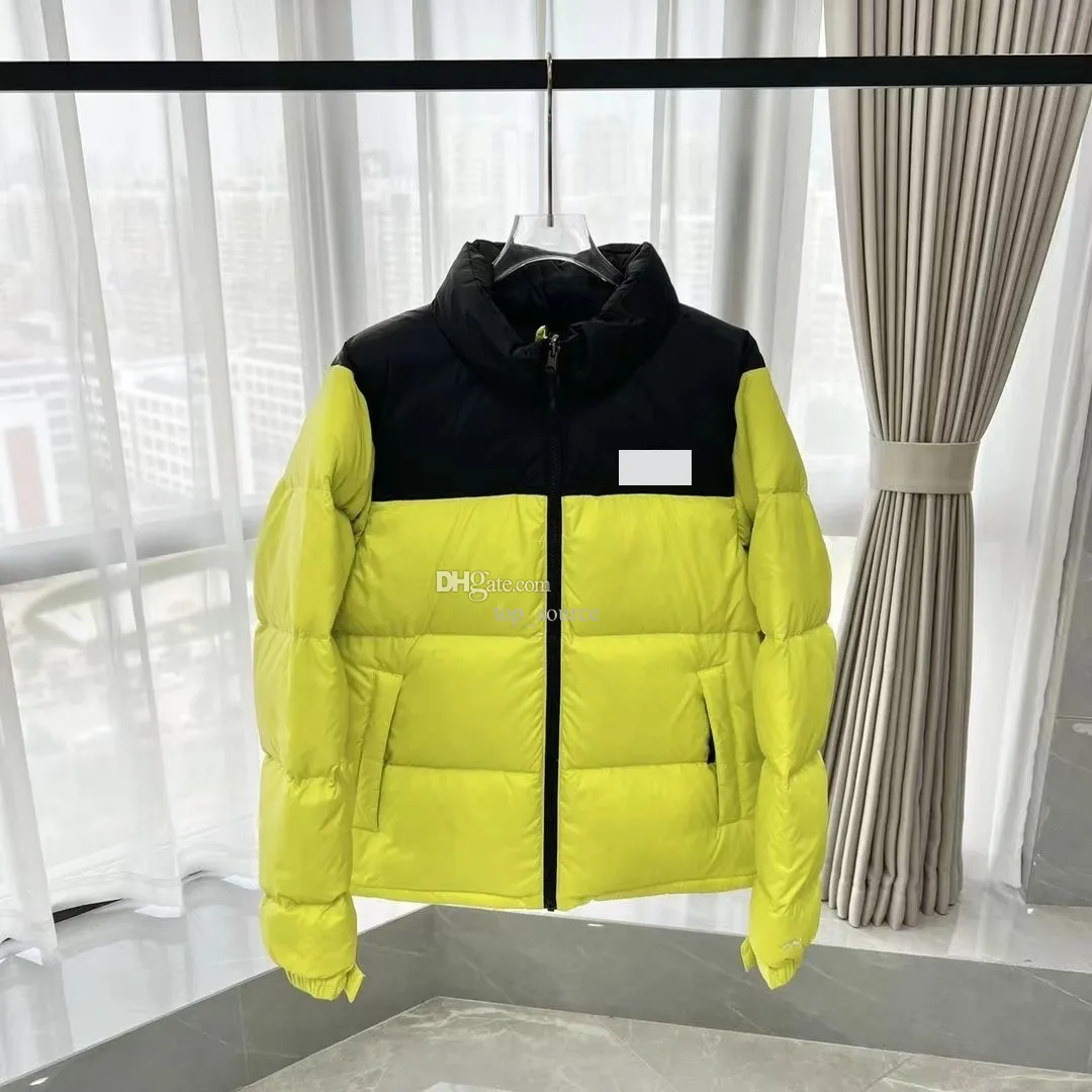 US 1996 Mens Designer Down Jacket North Winter 2023Cotton Hommes Femmes Vestes Manteau Face Coupe-vent en plein air Couple épais manteaux chauds Tops Outwear Multiple Couleur