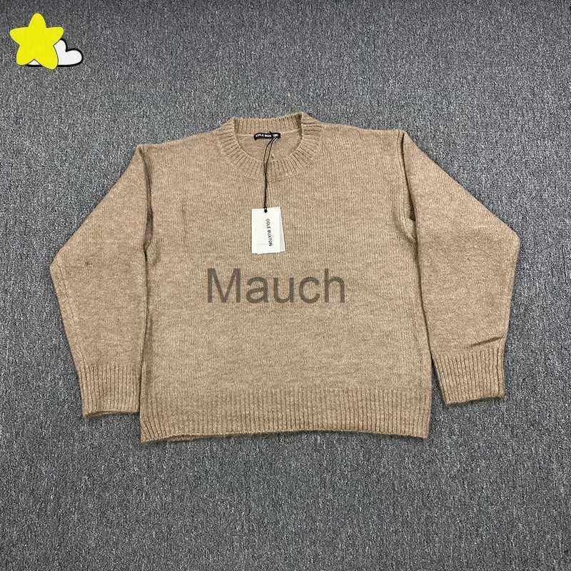 Men's Sweaters Hip Hop Streetwear Loose Cole Buxton Knit Sweatshirts Men Women Solid Color Apricot Grey Brown CB Sweater Wi Tags J230901