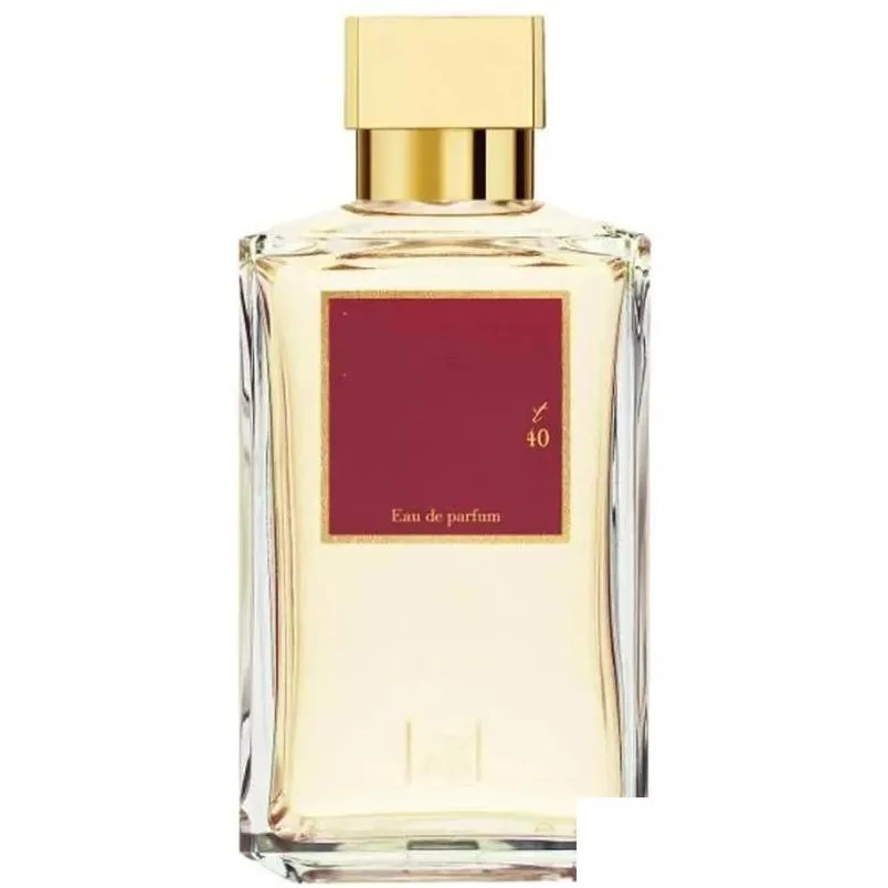 Incenso Masion Rouge 540 Baccarat per 200 ml Extrait Eau De Parfum Fragranza unisex Buon odore Lasciando a lungo la nebbia corporea Alta Versi Dhlfs