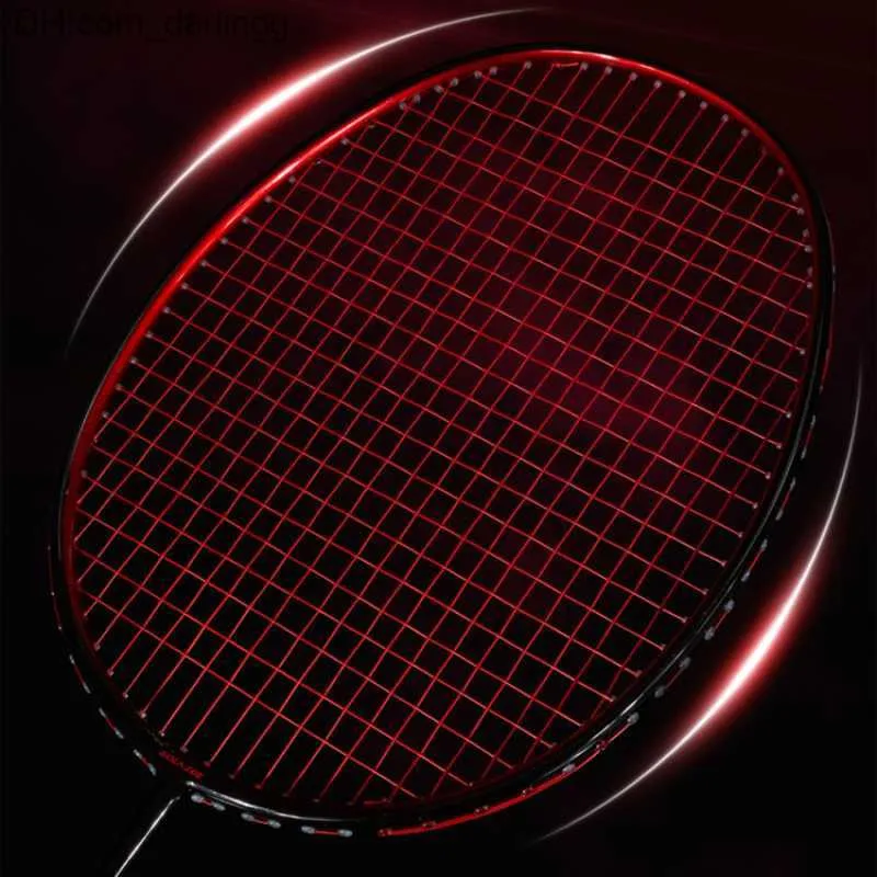 Badminton Rackets Badminton Rackets Ultralight 8u 60g Strung Badminton Racket Professional Carbon Badminton Racquet 24-32 Lbs Durable Elastic Moderate High