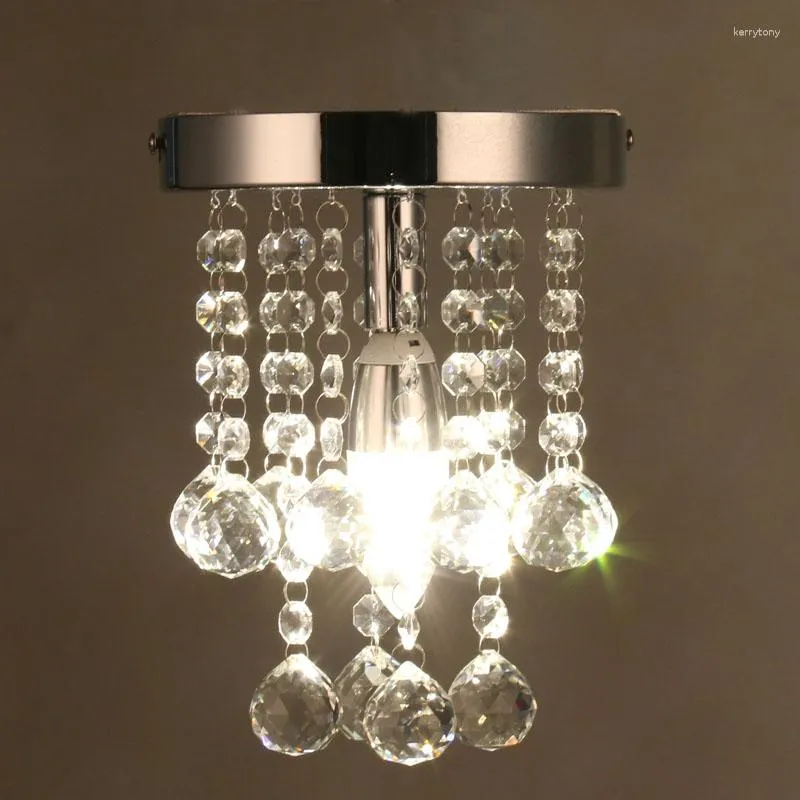 Lampadari Lampadario di cristallo moderno Mini RainDrop Piccola illuminazione per camera da letto Soggiorno Lampada da soffitto Corridoio Corridoio Apparecchio per la casa