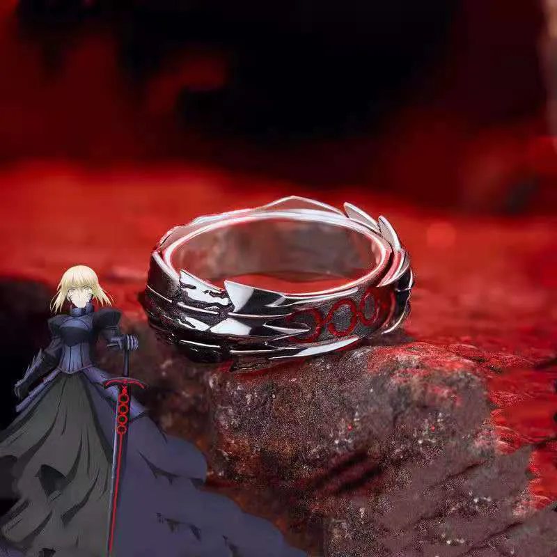 Anime Castle Ring Cosplay Metal Adjustable Ring Prop Costumes Unisex Women  Men Accessories Jewelry