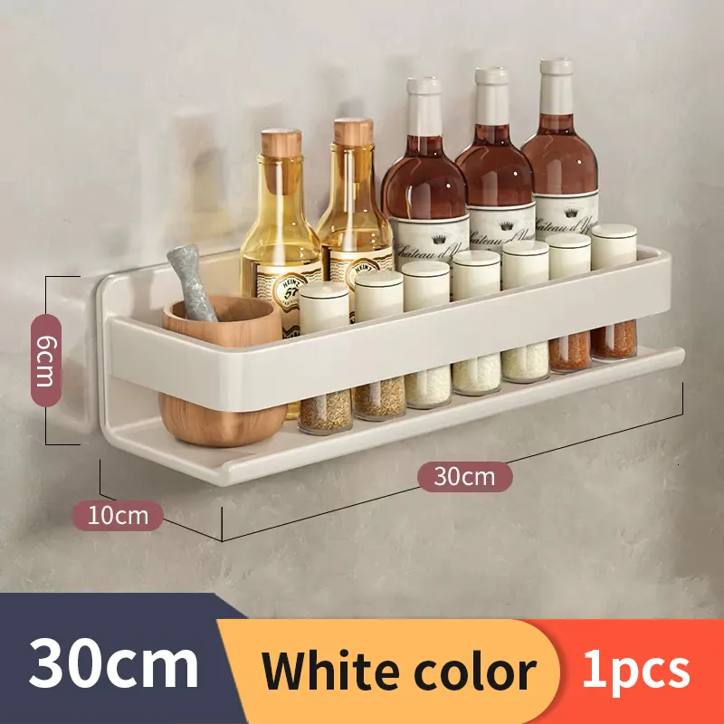 Mensola per doccia senza foratura nera - 30 cm, mensola per bagno in acciaio inox, opaco | Leroy Merlin