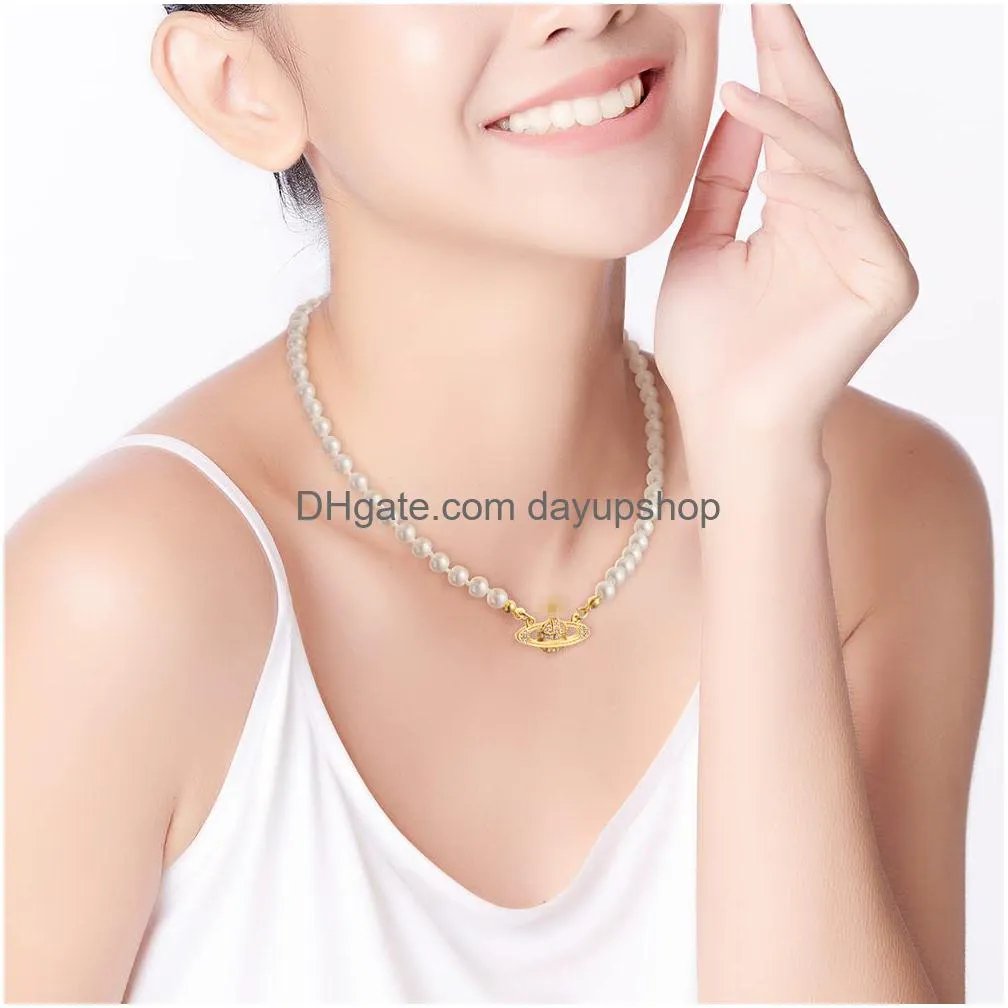 Custom Dainty Pearl Initial Necklace | Caitlyn Minimalist