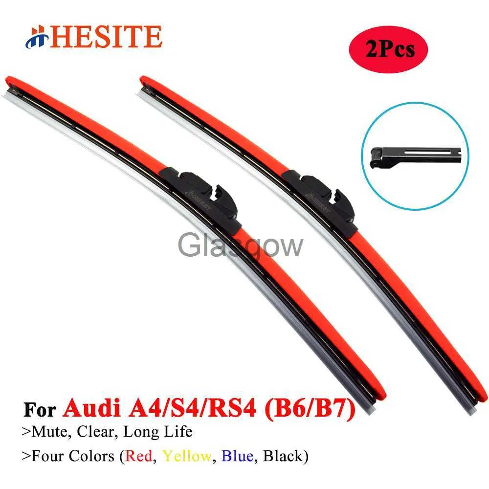Windshield Wipers HESITE Colorful Car Wiper Blades For Audi A4 S4 RS4