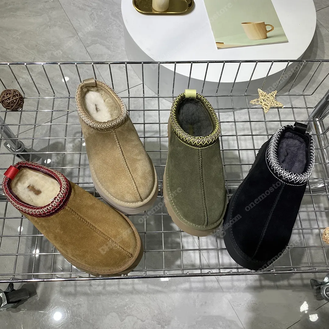 أستراليا أستراليا Tazz ugglie slippers الخردل بذور بذرة تسمان شرائح كلاسيكية Ultra Mini Platfor