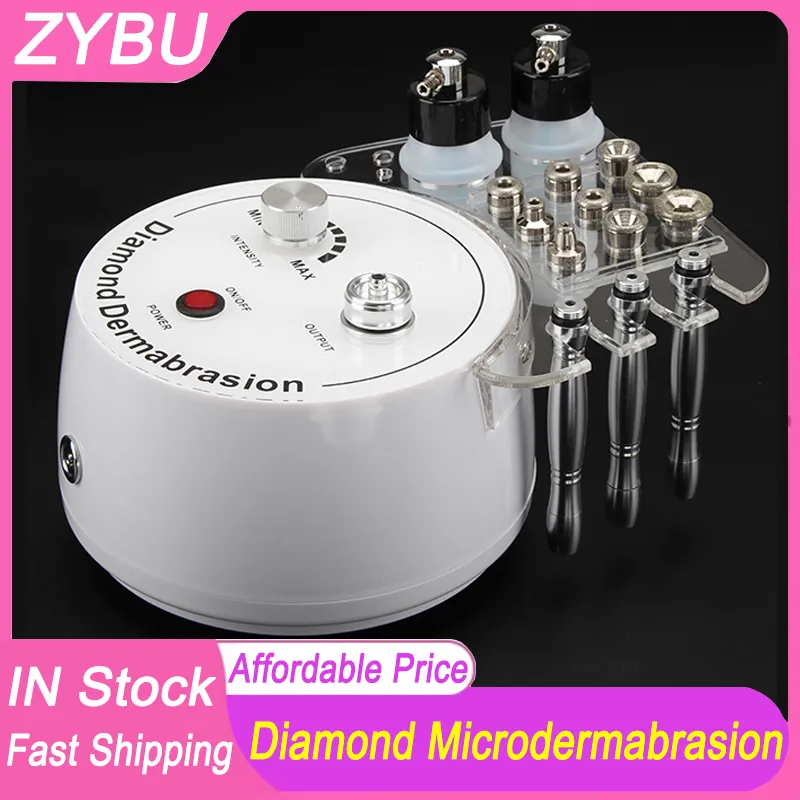 Professionell mikrodermabrasion Peeling Machine Diamond Dermabrasion Device Hydra Water Spray Vacuum Suge Exfoliation Ansiktlig föryngring Skönhetsvård