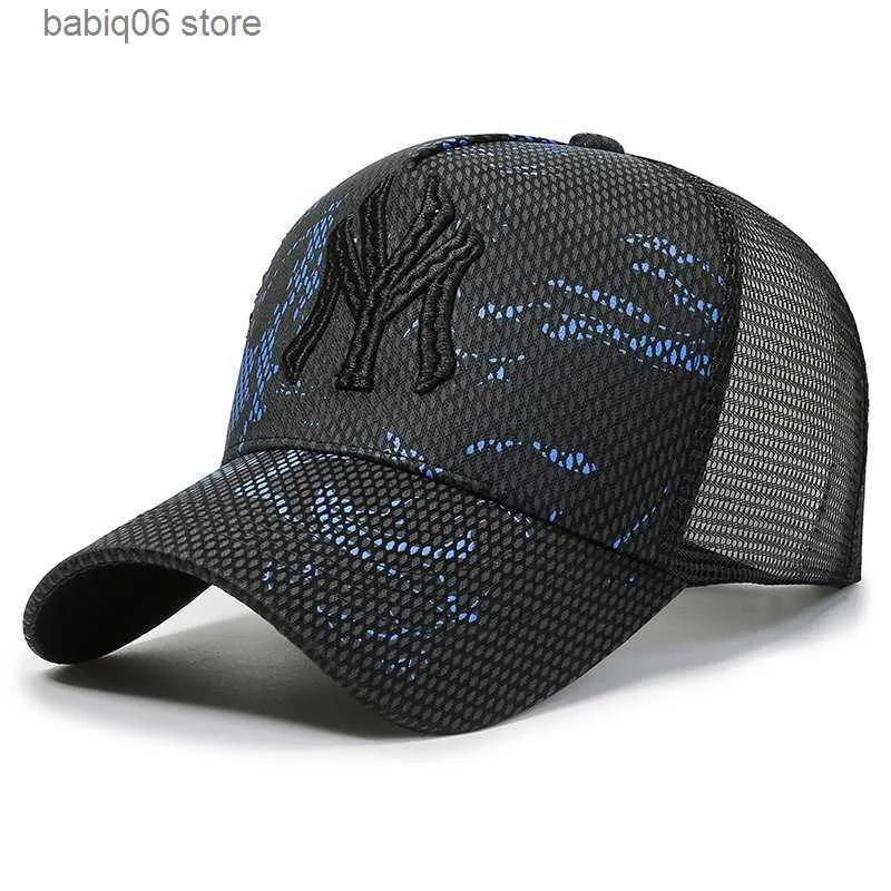 New Fashion Embroidered Net Baseball Cap For Men And Women