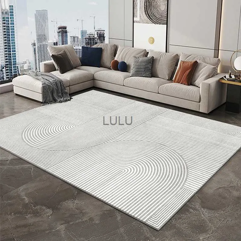 Woonkamertapijt Italiaanse stijl Groot vloerkleed Modern Gestreept Huis Slaapkamer Vloermatten Tappeto Soggiorno Tapis Salon Grande Taille HKD230901