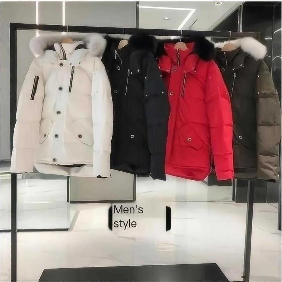 2023 Mooses Knuckles Jacket Doudoune pour hommes Parkas d hiver impermeable manteau de canard blanc manteau mode hommes et femmes couples version