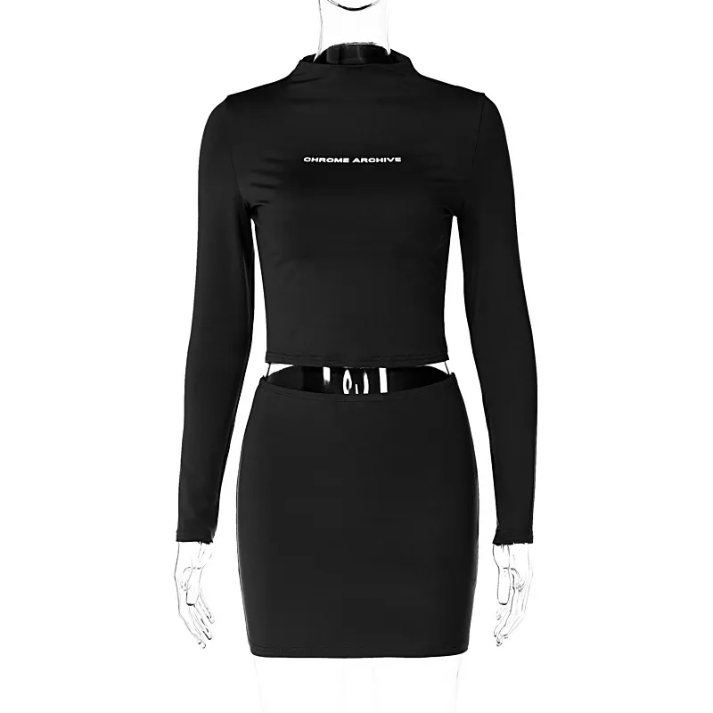 Sexy bandagem magro bodycon vestido feminino carta impressão curto mini vestidos clubwear navio livre 7x65