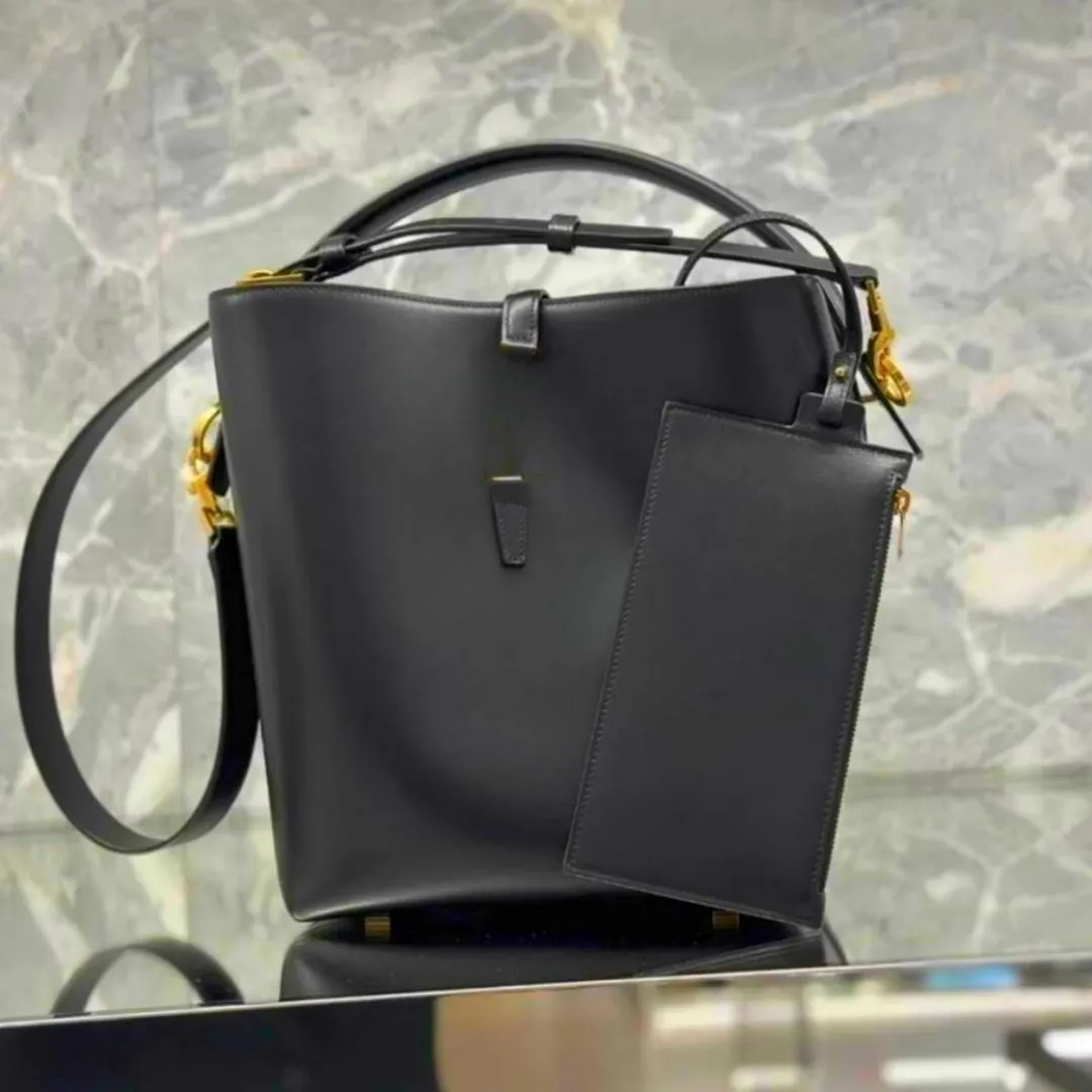 Original LE 37 Designer Bag Shiny Leather bucket bag Shoulder Bags Women bag crossbody tote 2-in-1 mini Purse high quality Luxurys handbags