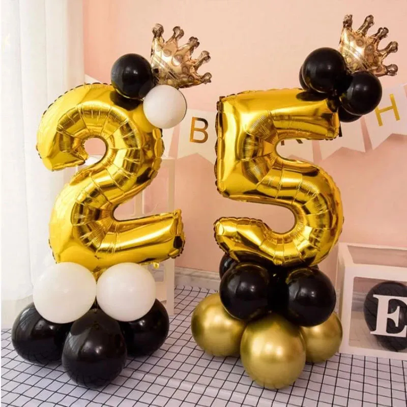 Décorations De Ballons D'anniversaire Pour Filles De 1 2 3 4 5 6 7 8