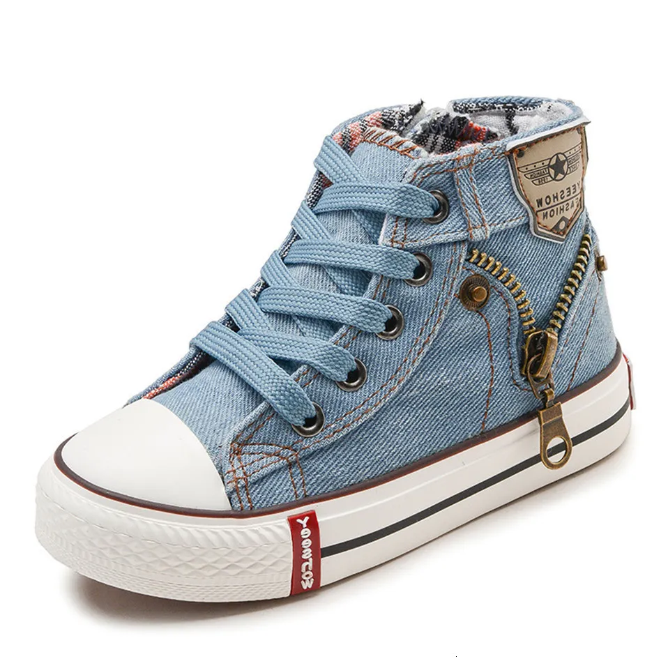 Breathable Canvas Sneakers For Kids Sporty Boys And Girls Shoes