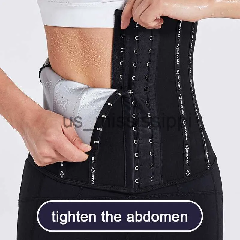 Taille Buik Shaper Sauna Zweetriem Zweet om af te vallen Vrouw Postpartum Taille Trainer Afslanken Schede Vrouw Platte Buik Vetverbranding Gordel x0902