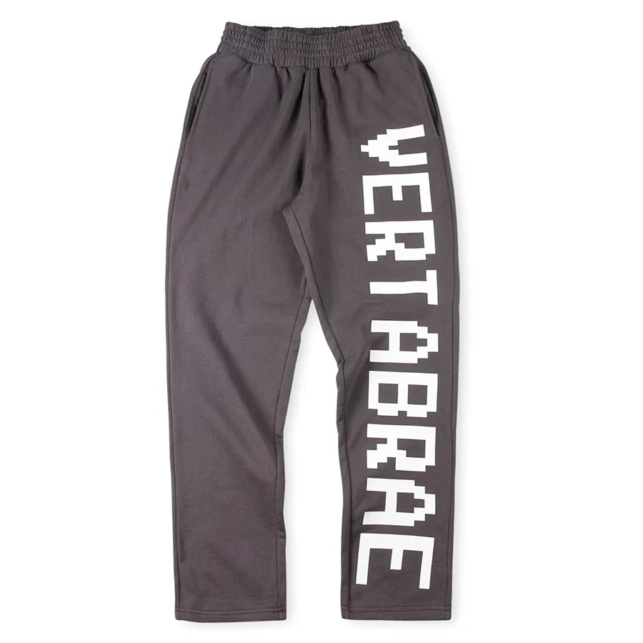 Sweatpants Pants Vertabrae Letter Printing Men Women Heavy Fabric Unisex Joggers Drawstring Trousers EUR US Size 2024FW