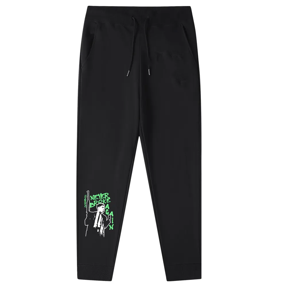 Pantalons de survêtement pour hommes Pantalons d'insigne de mode Hip Hop Fitness Streetwear Pantalon de survêtement Pantalon de survêtement de luxe pour femmes Lettre mouchetée skateboard hip-hop pour femmes