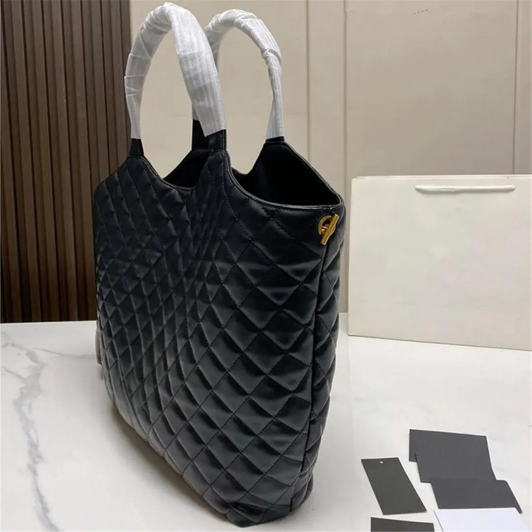 Borsa A Tracolla In Nylon Donna - Piccola Tote Elegante Con Cerniera, Per Ufficio, Shopping E Viaggio, Nero