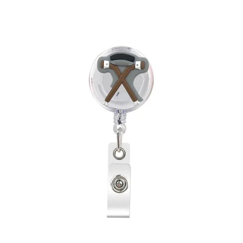 Key Rings Cute Retractable Badge Holder Reel Clip On Name Tag With Belt  Clip Id Reels Card For Office Workers Football Doctors Nurse Otut6 From  0,36 €