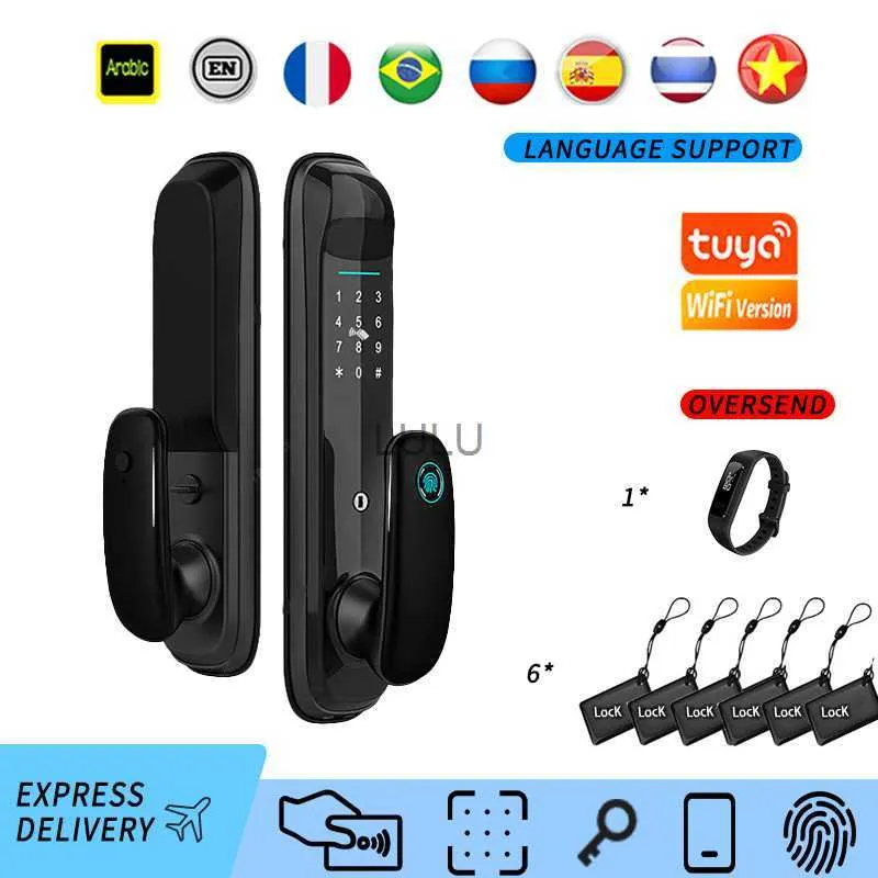 View of Smart Door Lock: Biometric Fingerprint Entry, Wifi Enabled Electronic ...